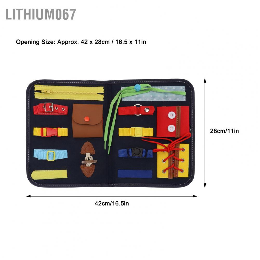 Lithium067 Bảng cảm giác Montessori Học kỹ năng vận động tốt hoạt quan cho trẻ em mới biết đi