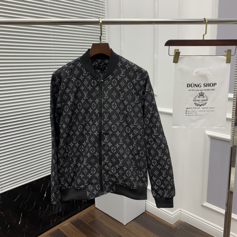 Áo khoác bò kaki vân dệt cực chất - Áo bomber siêu đỉnh