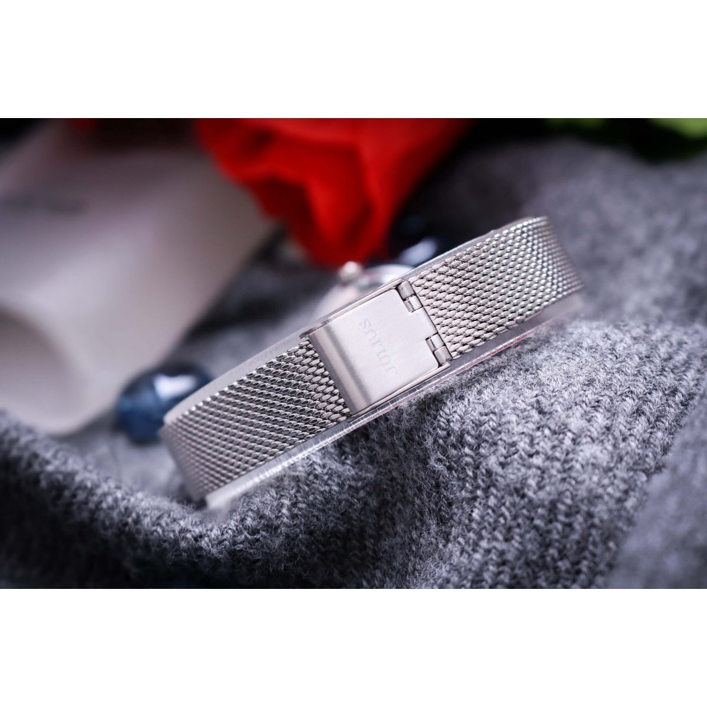 Đồng Hồ Nữ JA-728B Julius Hàn Quốc Dây Thép