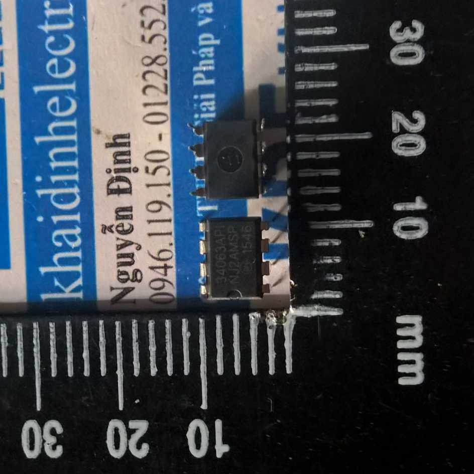 MC34063API DC/DC DIP-8 IC điều khiển mạch nguồn DC-DC (5 con) kde1564