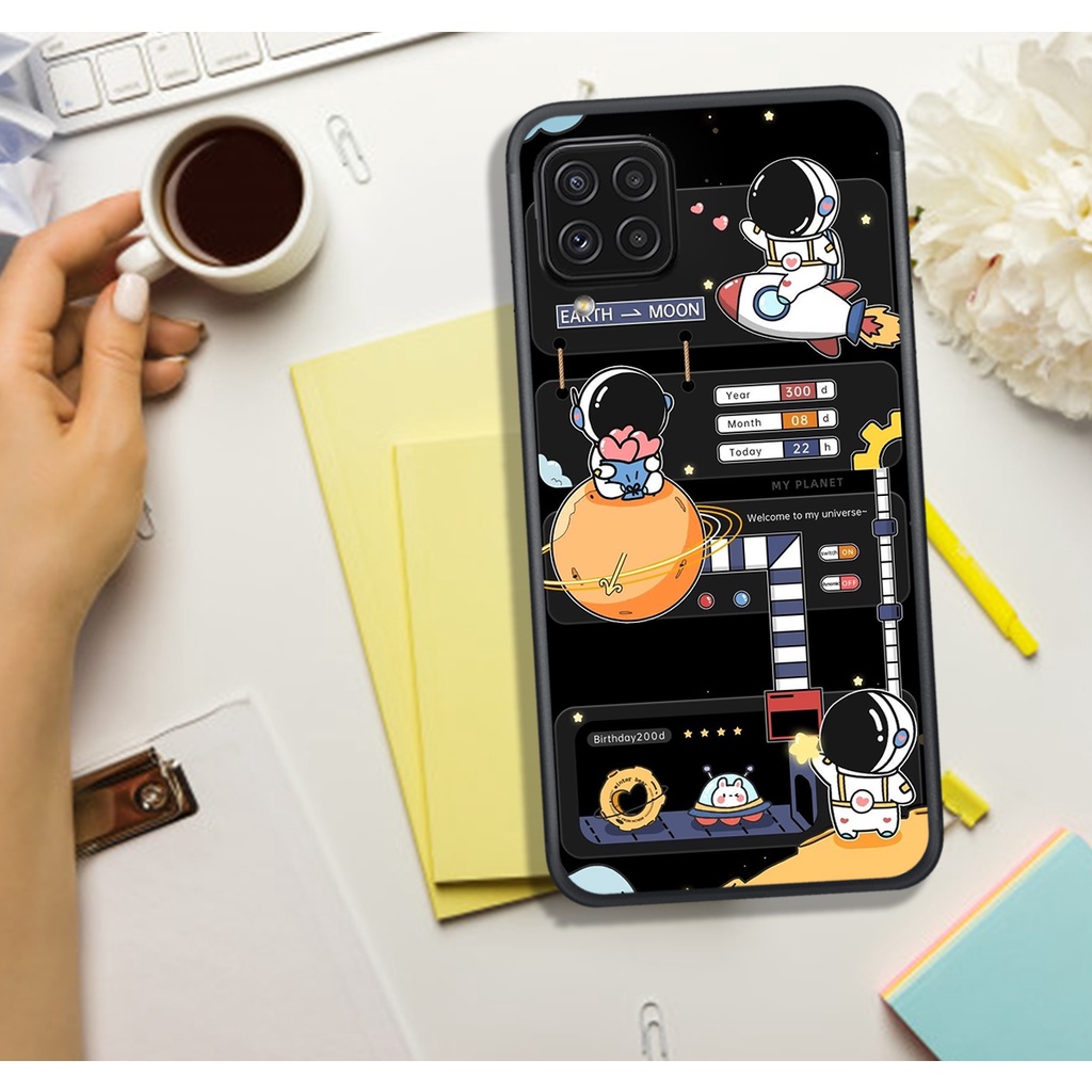 Ốp Lưng SamSung A12 5G - A22 4G - A22 5G - M32 , In hình Astronuats Chibi cực đẹp.