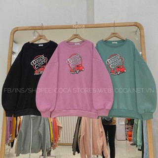 [N6108]🎄 Áo SWE nỉ bông DEUCECOUPE (Có sẵn/ảnh thật)