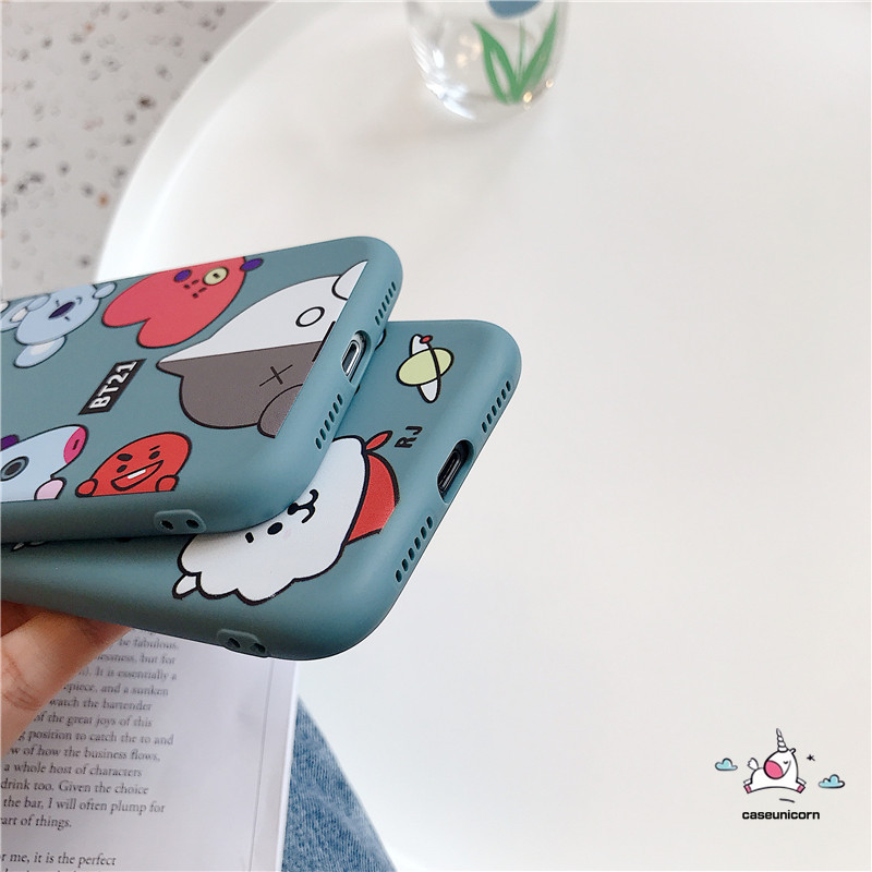 Ốp điện thoại in hình nhân vật BT21 dễ thương cho Iphone 11 Iphone 6 6s 7 8 Plus X Xr Xs Max Se | BigBuy360 - bigbuy360.vn