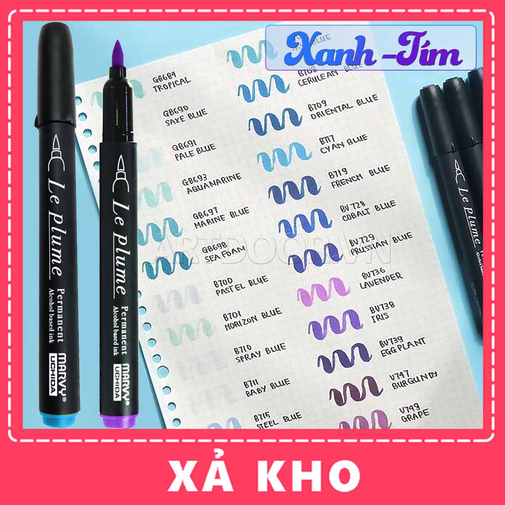 Bút Marker MARVY đầu brush mềm cây lẻ