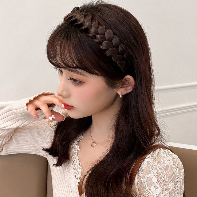 Bờm Cài Tóc Nữ Kiểu Tóc Tết Thời Trang Siêu Xinh Phong Cách Hàn ( Bện To)