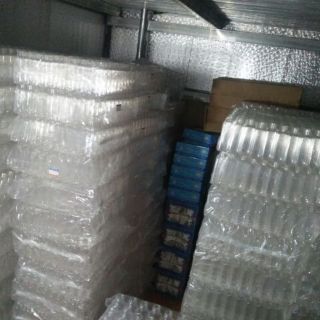 50 chai nhựa vuông 330ml kèm tem thank u đáng yêu