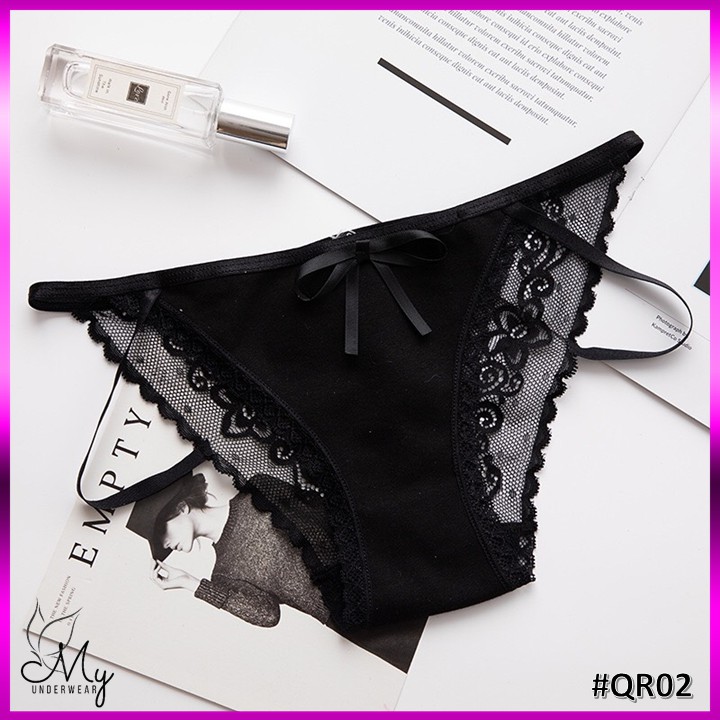 quần lót nữ [ FREE SHIP 50K ]quần chíp nữ đồ lót ren quai 2 dây gợi cảm sexy - QR02 | BigBuy360 - bigbuy360.vn