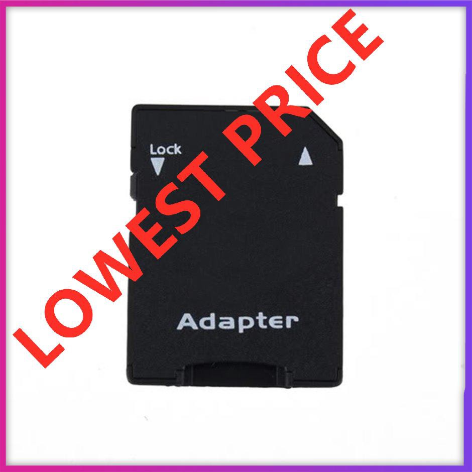 【giao hàng hôm nay>>>Black full size TF T-Flash Trans-flash Card to Memory Card Convert Adapter