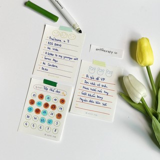 [DAILY NOTE] Monthly và checklist note cute