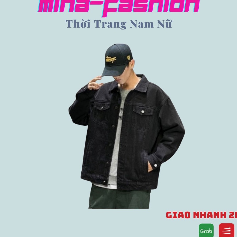 Hot Sales Nhất Áo Khoác Jeans Kaki Nam AKKNA02️