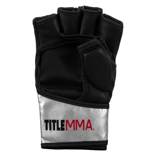 Găng Tay Title MMA Menace Metallic Training Gloves - Sliver