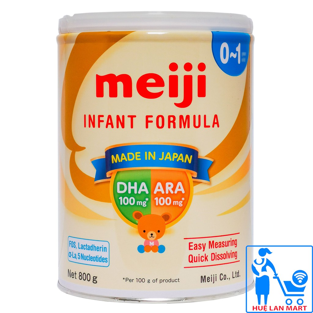 CHÍNH HÃNG Sữa Bột Meiji 0-1 Infant Formula Hộp 800g hàng nhập khẩu