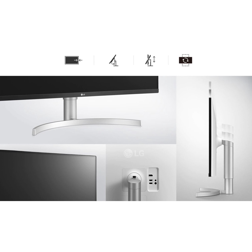 Màn hình đồ hoạ LG 32UN650-W 31,5 Inch (4K UHD/IPS/DCI-P3 95%/HDR) - Hàng chính hãng