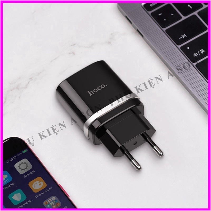 Củ Sạc Nhanh Chính Hãng 18W  HOCO C12Q 18w- Cốc Sạc Nhanh QC3.0 Dùng Cho iPhone, iPad, Android