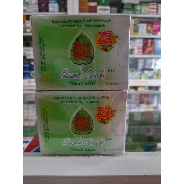 Bột sủi thanh nhiệt Sensacool Hộp 6 gói
