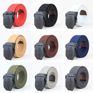Dây nịt nam kiểu dáng quân đội màu trơn