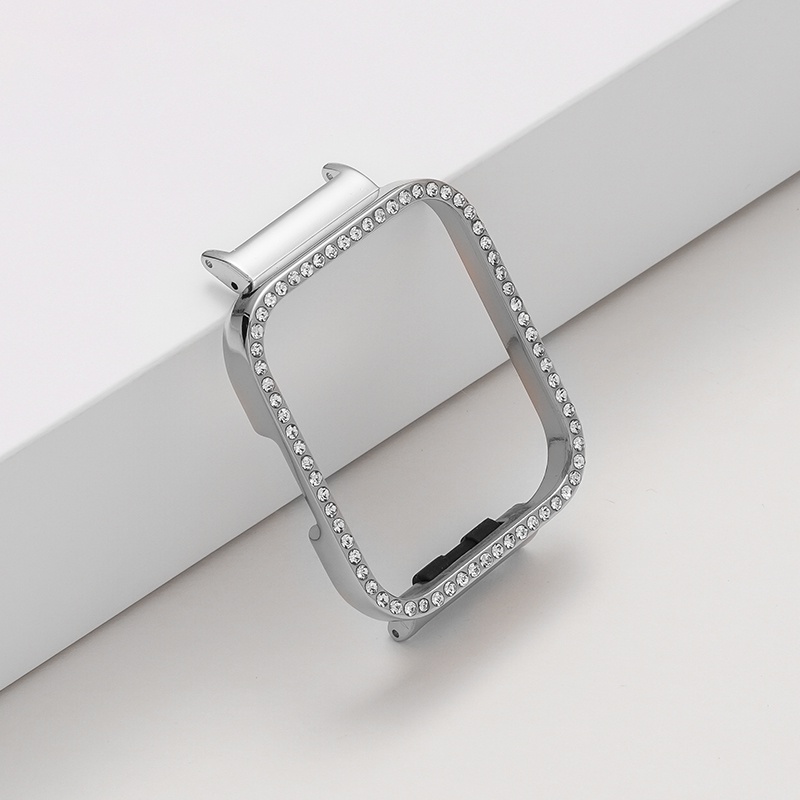Ốp Bảo Vệ Bằng Thép Không Gỉ Chống Sốc Cho Đồng Hồ Xiaomi Redmi Watch 2 Lite 18mm