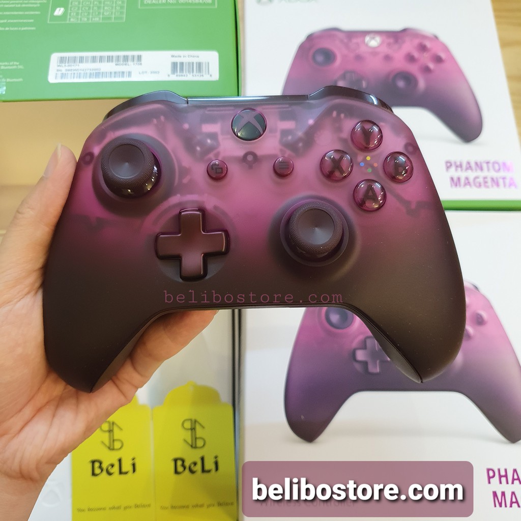 Tay cầm chơi game XBOX ONE S PHANTOM MAGENTA | RED SPORT đặc biệt (limited) chính hãng nguyên seal