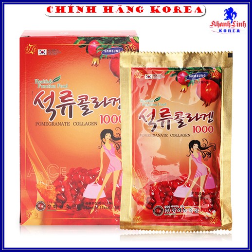 Nước lựu Collagen hàn quốc cao cấp - Bổ sung Collagen, tăng đề kháng cho cơ thể