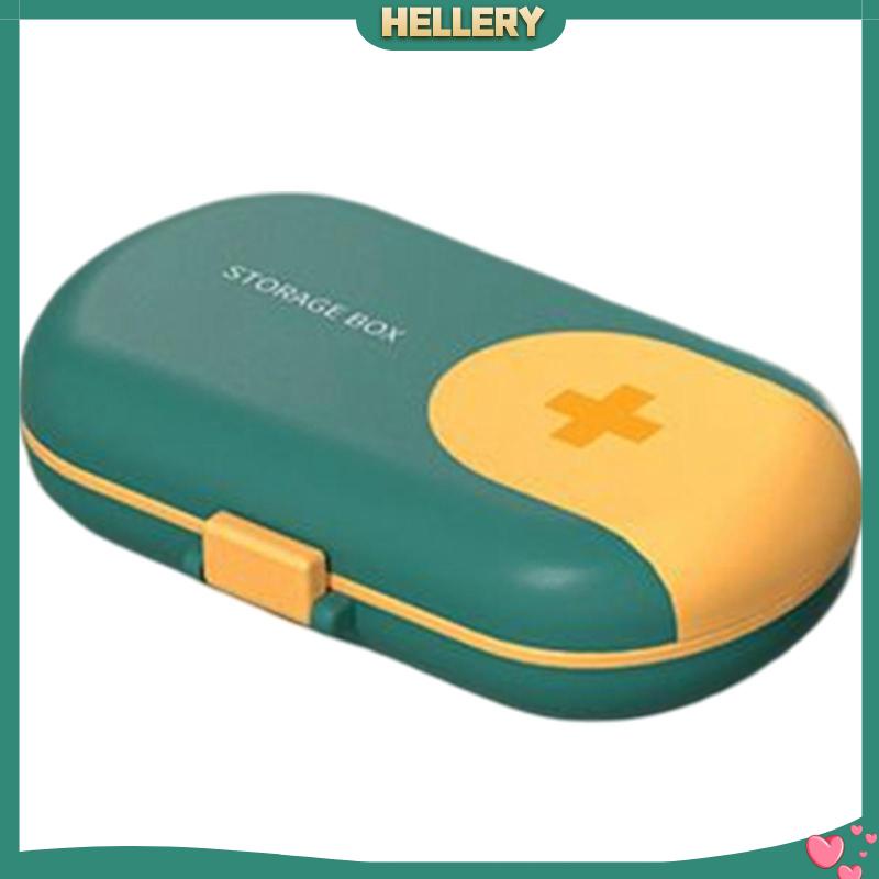 Hộp Đựng Thuốc Di Động Kèm Dao Cắt Tiện Dụng Mang Theo Du Lịch