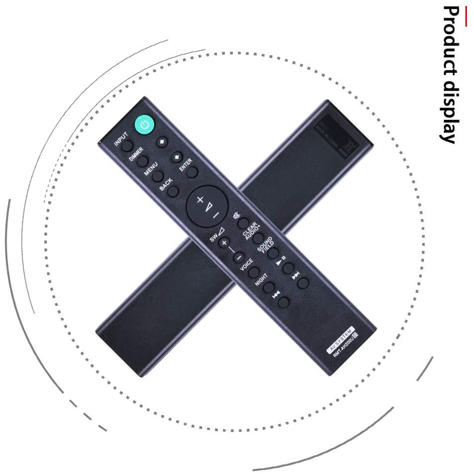 Điều Khiển Từ Xa Thay Thế RMT-AH200U Cho Hệ Thống Âm Thanh Sony Soundbar SACT380 HT-RT4 HT-CT390 HT-RT40 SA-WCT390 HT-RT3 SA-WRT3 SA-CT390 HT-RT3