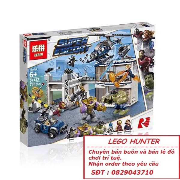 Bộ lắp ráp Lego Marvel Avenger 4 End Game Lepin 07123