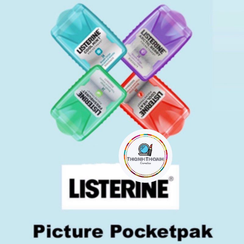 MIẾNG NGẬM THƠM MIỆNG LISTERINE
MÁT LẠNH , SẢNG KHOÁI VÀ TỰ TIN NÓI CƯỜI