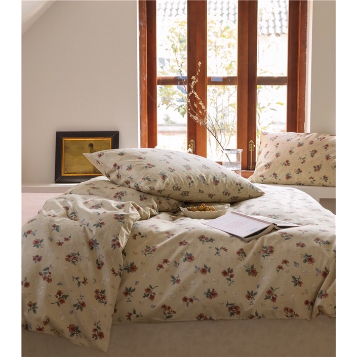 Bộ Chăn Ga Gối ❤️ Cotton living 100% cao cấp đủ size ga giường họa tiết kẻ miễn phí bo chun nhập khẩu Hàn Quốc