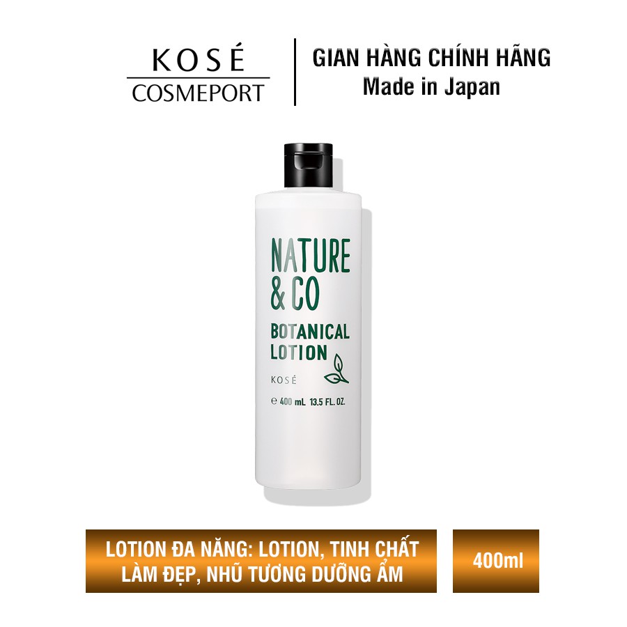 Lotion đa năng chiết xuất thực vật Kosé Nature &amp; Co Botancial Lotion 400ml