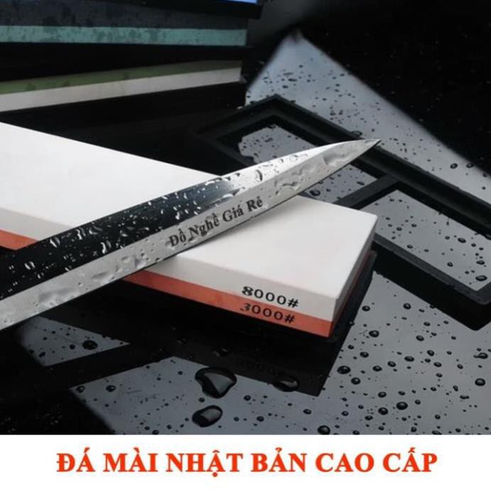 ĐÁ MÀI DAO NHẬT BẢN 2 MẶT - ĐÁ MÀI DAO KÉO 1000 3000 8000 Siêu Mịn Cao Cấp (DCG)