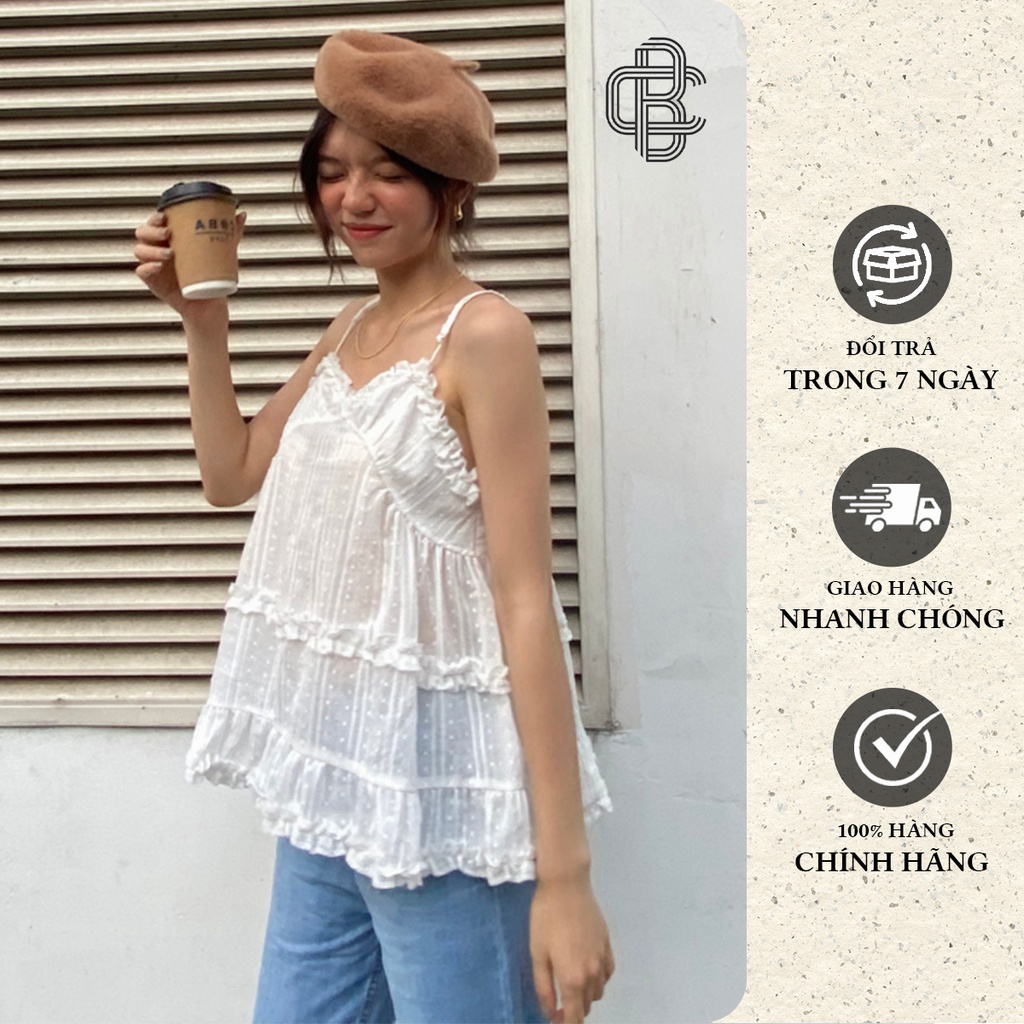 Áo Hai Dây Lacoba Bản Nhỏ Sexy