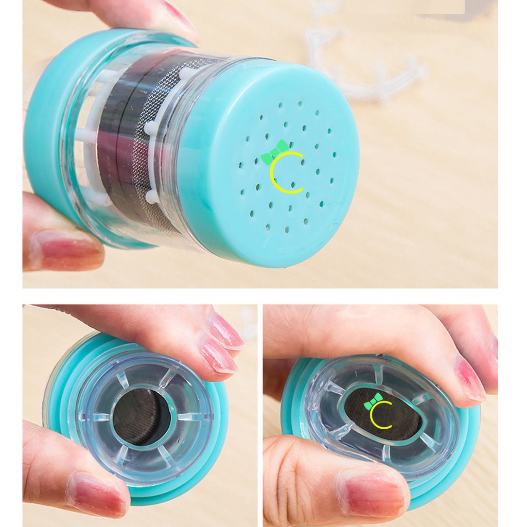 Đầu lọc 2 ngăn nam châm và đá maifan gắn vòi nước - CMPK107 - Cami