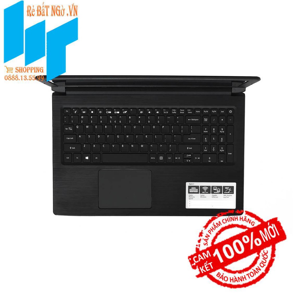 Laptop Acer Aspire 3 A315-53-P3YE NX.H38SV.007 15.6 inch HD_4417U_4GB_500GB HDD_Win10_2.0 kg | BigBuy360 - bigbuy360.vn