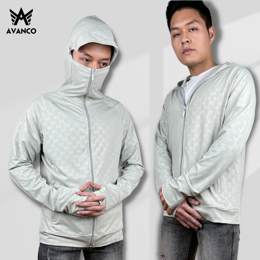 Áo khoác chống nắng unisex họa tiết 3D thời trang che mặt thay khẩu trang AVANCO - AV24 | BigBuy360 - bigbuy360.vn