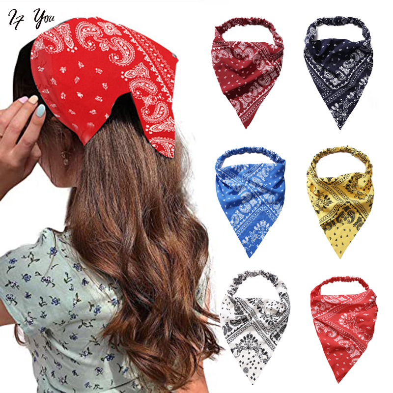 Băng Đô Dây Cao Su Đàn Hồi Nhiều Màu Phong Cách Bohemian