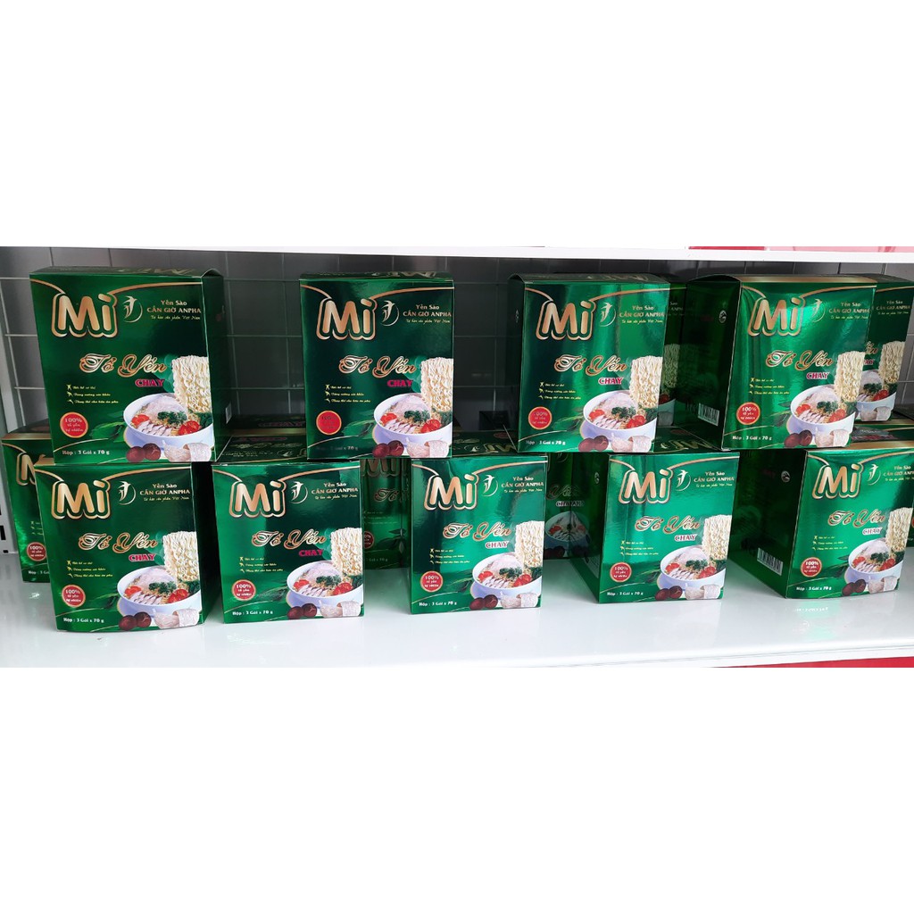 Mì Chay Tổ Yến - Yến Sào Sài Gòn Anpha (70 g x 3 gói)