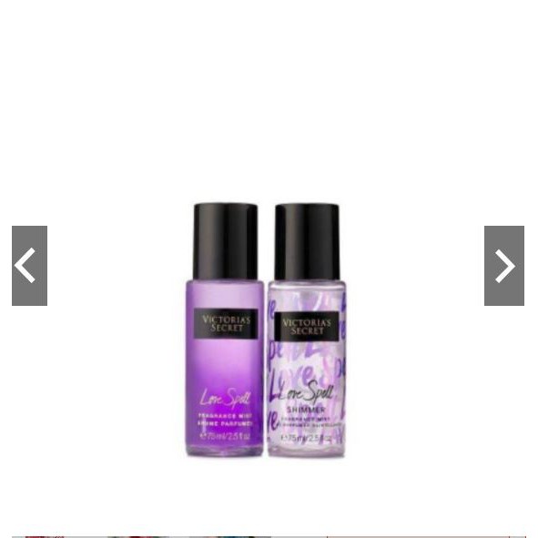 Combo 2 chai xịt thơm toàn thân 75ml Victoria's secret