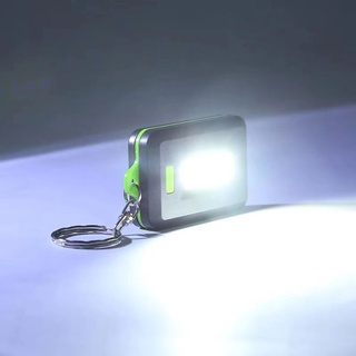 Móc khóa đèn pin mini cob led 3 chế độ