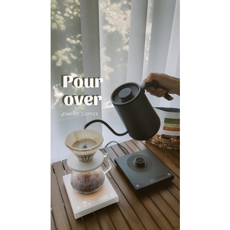 Ấm rót cà phê - Ấm điện cổ ngỗng TIMEMORE ELECTRIC POUR OVER KETTLE 600ML