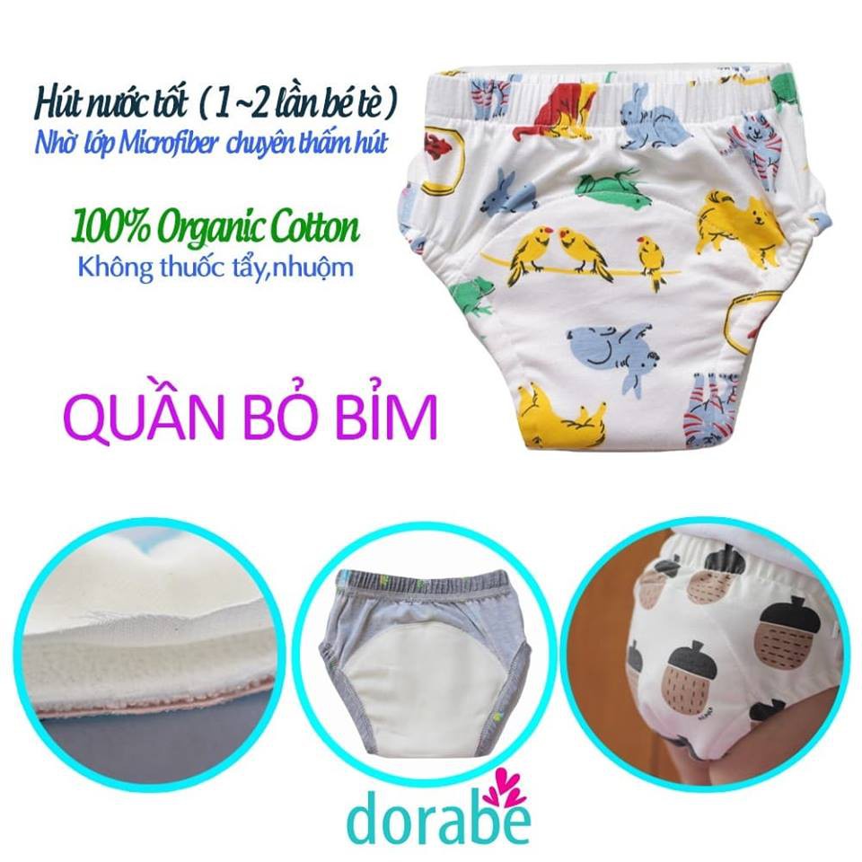 QUẦN TẬP BỎ Bỉm - DORABE cho bé từ 3-23kg