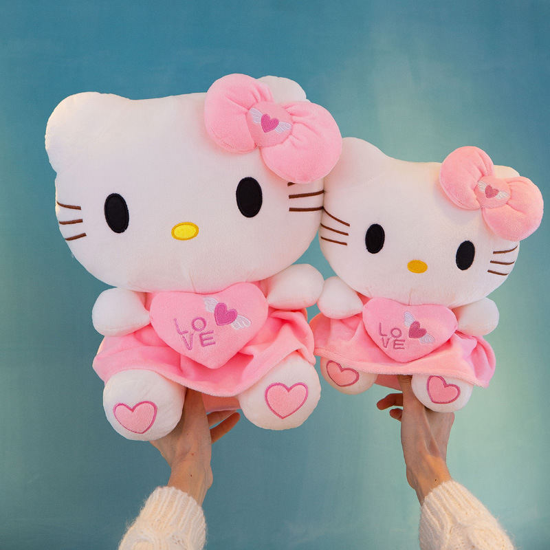 Mèo Hello Kitty Nhồi Bông 3 Kiểu