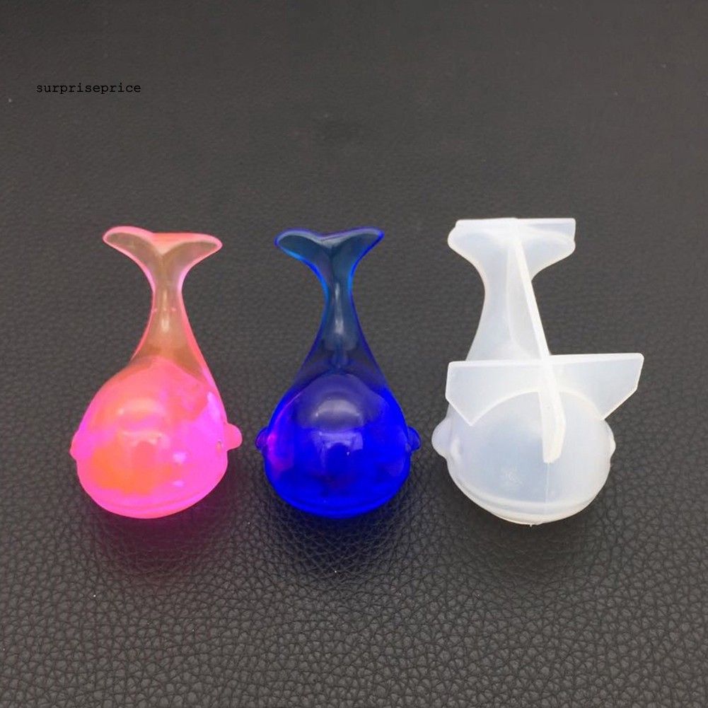 Khuôn làm mặt dây chuyền bằng silicon tạo hình cá voi dễ thương