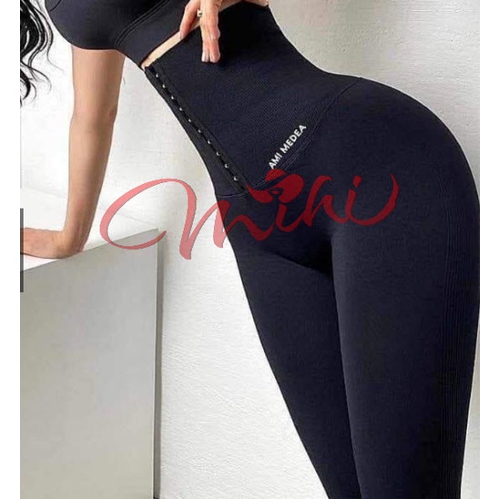 Quần Tập Gym Yoga Nữ Thiết Kế Gen Nịt Bụng Latex Cao Cấp, Thu Gọn Vòng Eo Nâng Mông