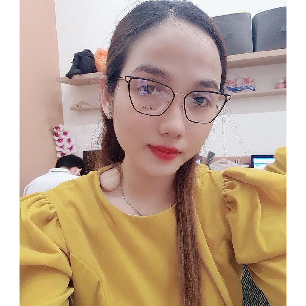 Gọng kính chính hãng Versace VE1275 1433 (54-15-140) màu sắc thời trang, thiết kế dễ đeo bảo vệ mắt