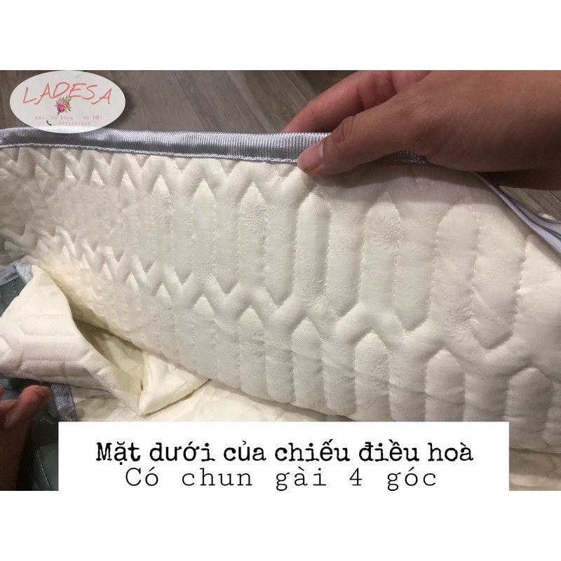 Chiếu mát điều hòa, chiếu cao su non latex, chiếu nằm cho bé  hàng Thái dày mát 1m6x2m, 1m8x2m , 2mx2m2.