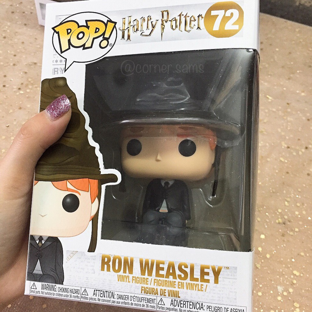 Mô hình Funko Pop Ron Weasley with Sorting Hat Harry Potter