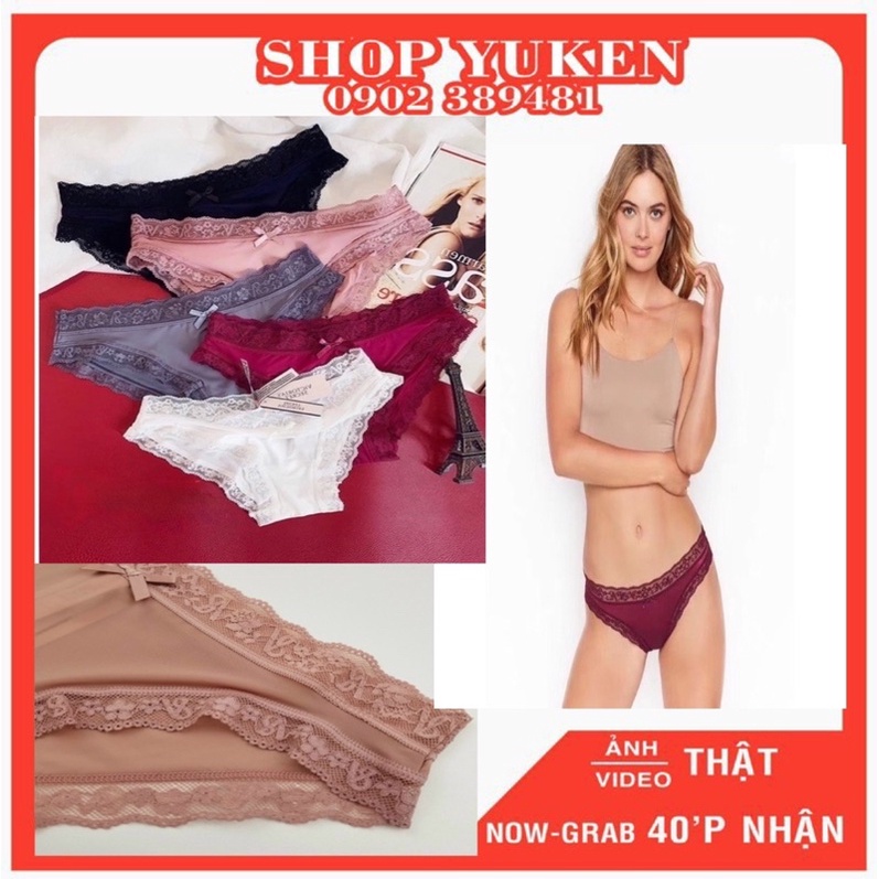 ♥️ Quần Lót Nữ ♥️Quần lót su phối ren Vic cao câp siêu mát lạnh
