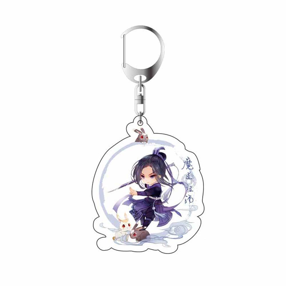 LANFY Mo Dao Zu Shi Móc Chìa Khóa Acrylic Dễ Thương Sáng Tạo Trang Trí Nội Thất Xe Hơi Grandmaster of Demonic Wei Wuxian