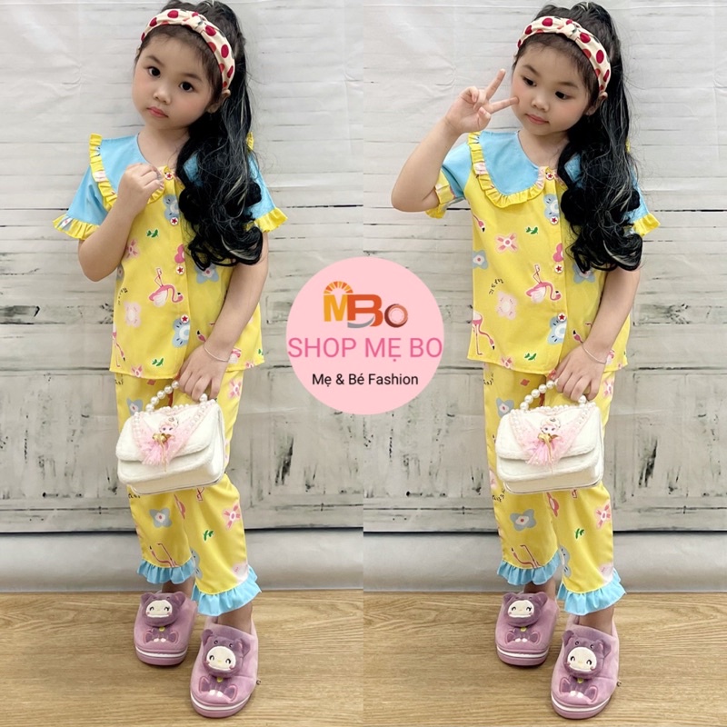 QUẦN ÁO TRẺ EM - Bộ pijama bé trai bé gái dài tay thun cotton xuất dư cực xịn