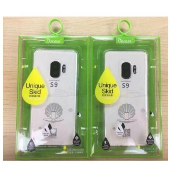 ỐP LƯNG DẺO GALAXY S9 HIỆU OU CASE ( TRONG SUỐT )